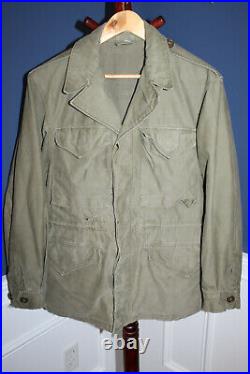 Original WW2 U. S. Army M1943 Field Combat Jacket, Named & Combat Worn