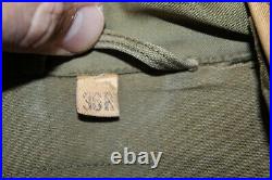 Original WW2 U. S. Army M43 Field Combat Jacket with1944 d. QM Tag Size 36R