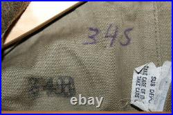 Original WW2 U. S. Army OD Wool Overcoat, 1943 dated with CS Tag