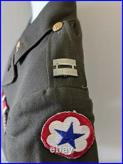Original WW2 U. S. Army Womens Officer Uniform Medical Specialist 16L