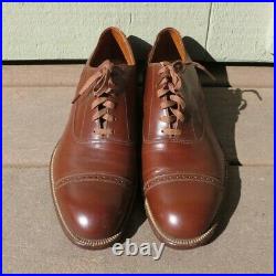 Original WW2 US ARMY MILITARY LEATHER DRESS SERVICE SHOES by Stetson