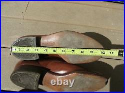 Original WW2 US ARMY MILITARY LEATHER DRESS SERVICE SHOES by Stetson