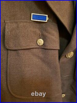 Original WW2 US Army 101st PIR Enlisted man four pocket Large