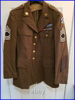 Original WW2 US Army 3rd Infantry Division Enlisted four pocket 44R Large