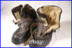Original WW2 US Army Air Forces issue A-6 flying boots made by Converse shoes