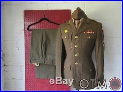 Original WW2 US Army Ground Unit ORD C Western Pacific Forces NCO Uniform Group