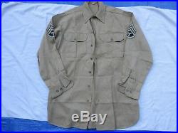 Original WW2 US Army Ground Unit ORD C Western Pacific Forces NCO Uniform Group
