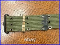 Original WW2 US Army M-1943 M43 Field Jacket 34L 1944 and Pistol Belt Free Ship