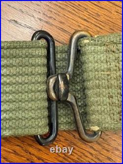 Original WW2 US Army M-1943 M43 Field Jacket 34L 1944 and Pistol Belt Free Ship