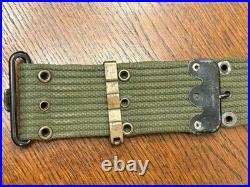 Original WW2 US Army M-1943 M43 Field Jacket 34L 1944 and Pistol Belt Free Ship