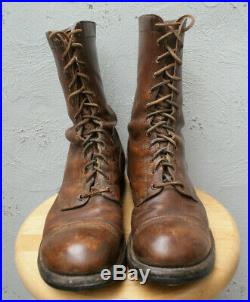 Original WW2 US Army Paratrooper jump boots Corcoran size 11.5B