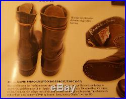 Original WW2 US Army Paratrooper jump boots Corcoran size 11.5B