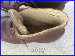 Original WW2 US Army WAC Nurse Private Purchase Fleece Lined Quarter Shoes