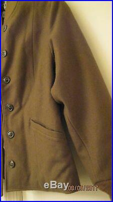 Original WW2 US Army Women's WAC WAAC Khaki OD Wool M1944 Field Jacket Liner 12R