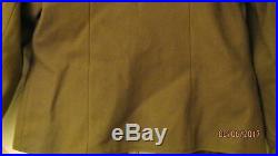 Original WW2 US Army Women's WAC WAAC Khaki OD Wool M1944 Field Jacket Liner 12R