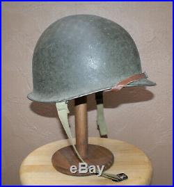 Original WW2 US Army helmet withliner complete