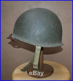 Original WW2 US Army helmet withliner complete