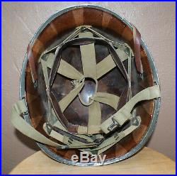 Original WW2 US Army helmet withliner complete