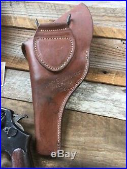 Original WW2 WWII Era US Army Flap Holster for 38 S&W Victory Revolver