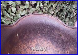 Original WW2 WWII Relic Helmet M40 (Army Group North) East front. Size 64