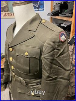 Original WW2 WWII US Army Pinks And Greens (AGSU) 37 Short. Serviceable