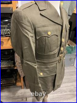 Original WW2 WWII US Army Pinks And Greens (AGSU) 37 Short. Serviceable Original WW2 WWII US Army Pinks And Greens (AGSU) 37 Short. Serviceable