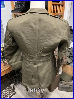 Original WW2 WWII US Army Pinks And Greens (AGSU) 37 Short. Serviceable Original WW2 WWII US Army Pinks And Greens (AGSU) 37 Short. Serviceable