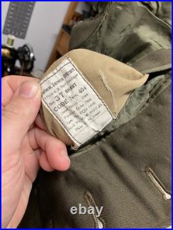 Original WW2 WWII US Army Pinks And Greens (AGSU) 37 Short. Serviceable