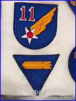 Original WW2 WWII USAAF US Army Air Force Patches 9th 1st 8th 20th cadet bomber