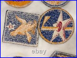 Original WW2 WWII USAAF US Army Air Force Patches 9th 1st 8th 20th cadet bomber