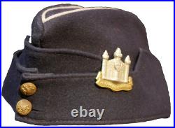 Original WWI WWII British Army Royal Cambridge Regiment Side Cap Hat WW1 England