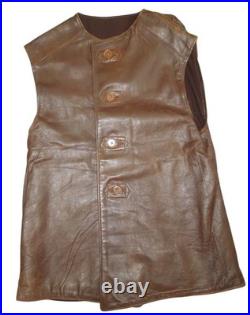 Original WWII 1944 British Army Leather Camouflage Uniform Jerkin Size 2