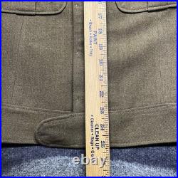 Original WWII 1944 US Army Ike Jacket 36r Combat Patched 9th Air Force Uniform