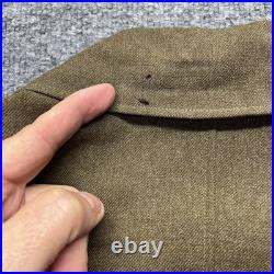 Original WWII 1944 US Army Ike Jacket 36r Combat Patched 9th Air Force Uniform
