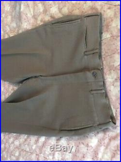 Original WWII 1944 US Army Officers Pinks Pants Trousers A+ CONDITION 31 W Reg