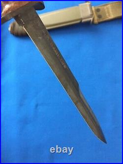 Original WWII 2 Camillus U. S. M3 Fighting Knife M8 BMCO scabbard Army Military