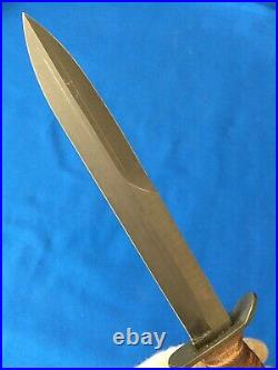 Original WWII 2 Imperial US M3 Trench Fighting Knife M8 scabbard Army Military