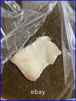 Original WWII Army Olive Green Wool Military Field Blanket WW2 withTagVet Owned