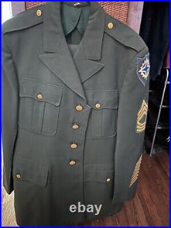 Original WWII Army XVI Corps Master Sergeant Dress Uniform Excellent Condition