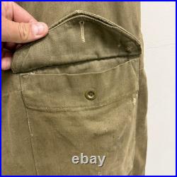 Original WWII British Army Denim Pants Nice Patina Patchwork 40x32