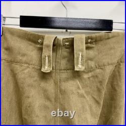 Original WWII British Army Denim Pants Nice Patina Patchwork 40x32
