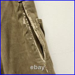 Original WWII British Army Denim Pants Nice Patina Patchwork 40x32