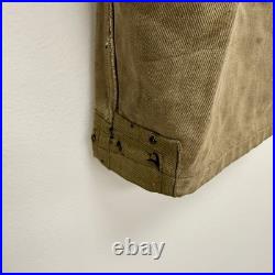 Original WWII British Army Denim Pants Nice Patina Patchwork 40x32
