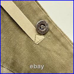 Original WWII British Army Denim Pants Nice Patina Patchwork 40x32