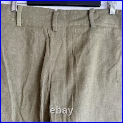 Original WWII British Army Denim Pants Trousers Deadstock Unworn Dated 1945