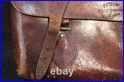 Original WWII British Army Dispatch Riders Briefcase Belfast Dated Maker Marked