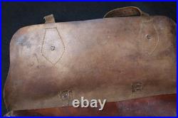 Original WWII British Army Dispatch Riders Briefcase Belfast Dated Maker Marked