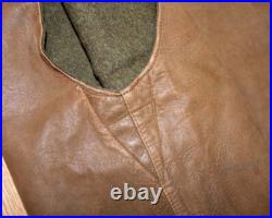Original WWII British Army Leather Jerkin, Size 3 (Large)