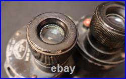 Original WWII British Army Officers Pair Binoculars Prismatic N°5 MK IV X7
