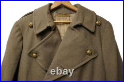 Original WWII British Army Overcoat Captain G THOMPSON Middlesex Regiment 1942